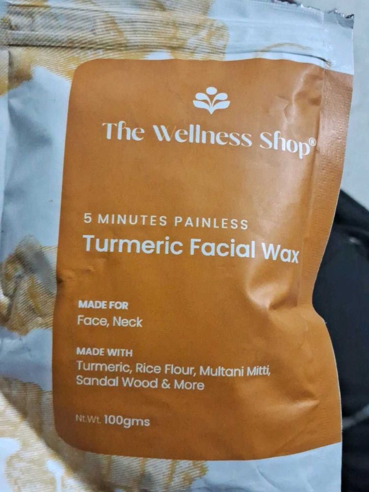 5 Minutes Painless Turmeric Facial Wax