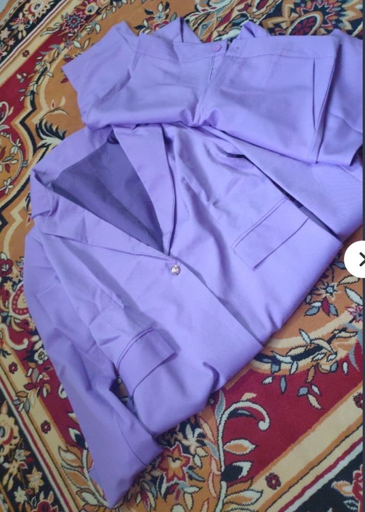 Lavender Business Suit