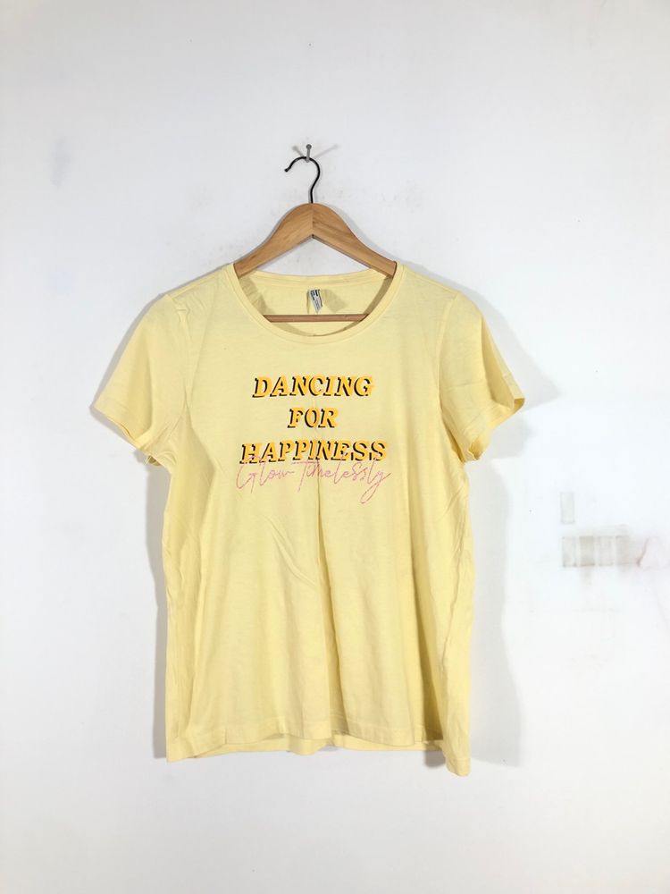 Yellow Printed T-Shirt (Women’s)