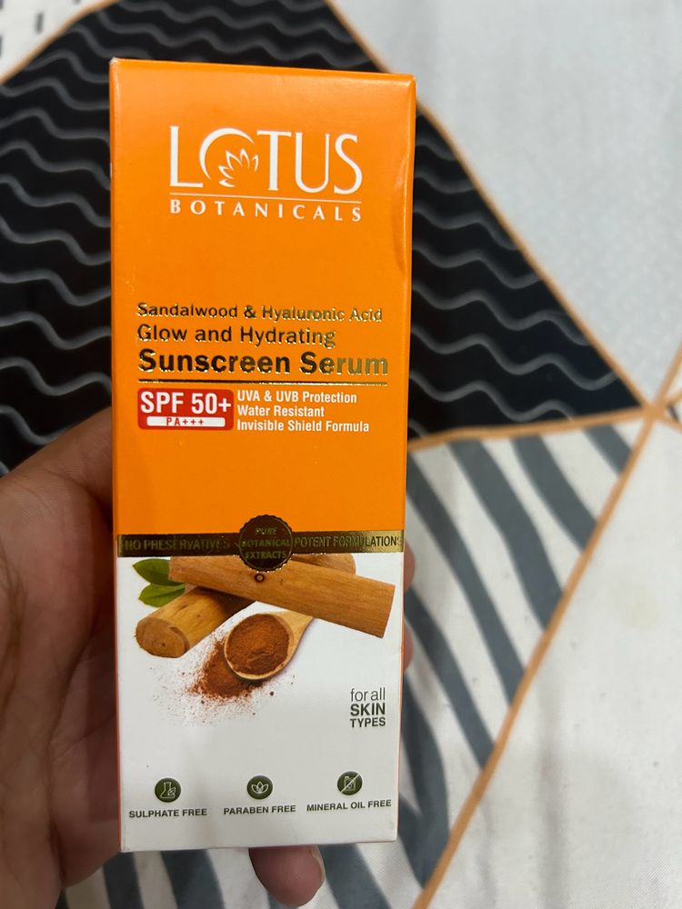 Lotus Botanicals SPF 50 Sunscreen Serum