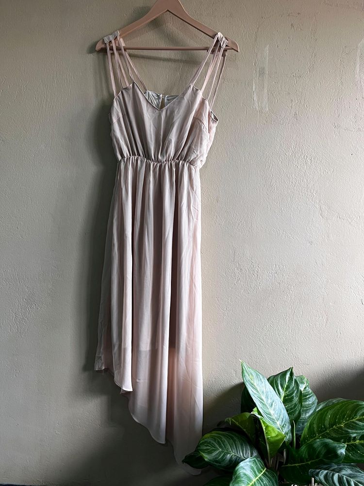 Nude Midi Dress 🎀