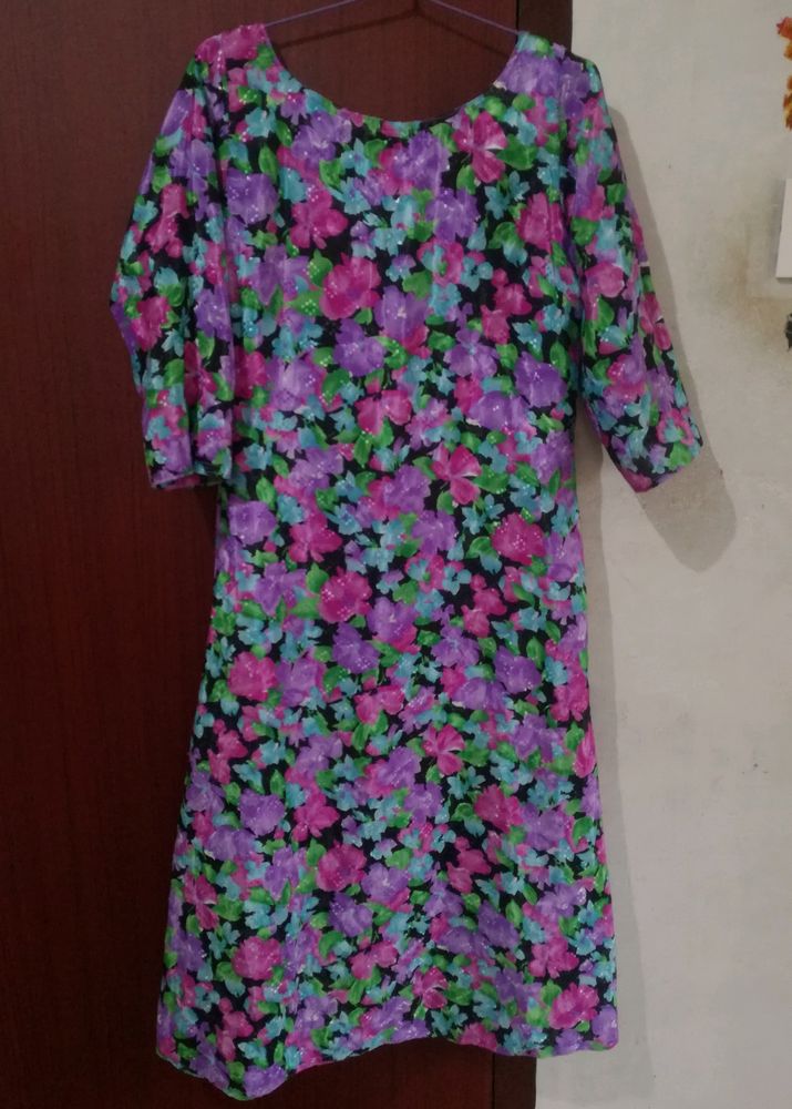 Floral Multicolour Kurti