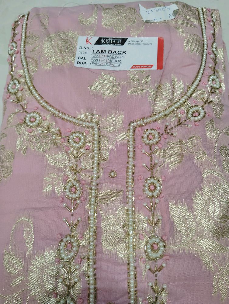 Beautiful Jakard Handwork Suit