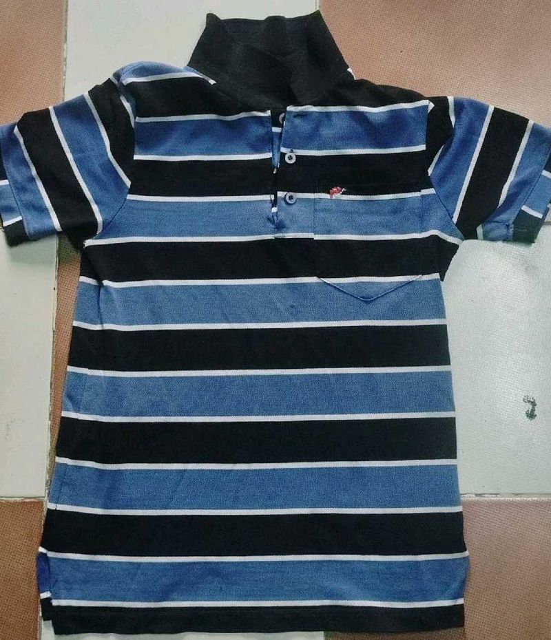 MENS SOLID POLO T SHIRT