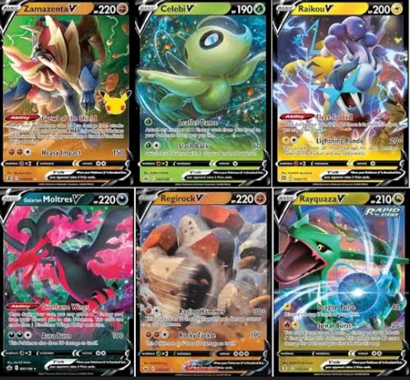 10 Pokemon Cards