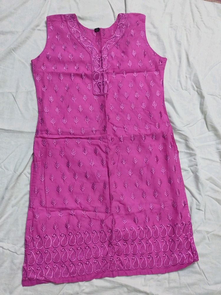 Pink kurti