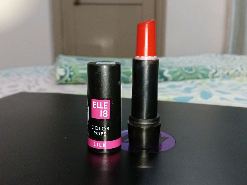 Elle 18 Colour Pops Silk Red Lipstick-New With Tag