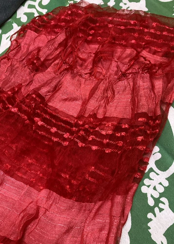 Red Dupatta