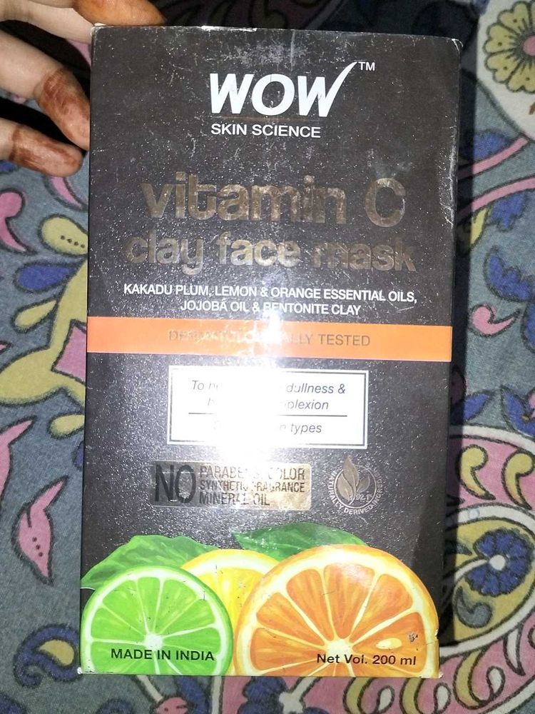 Wow Skin Science VitaminC clay Face Mask