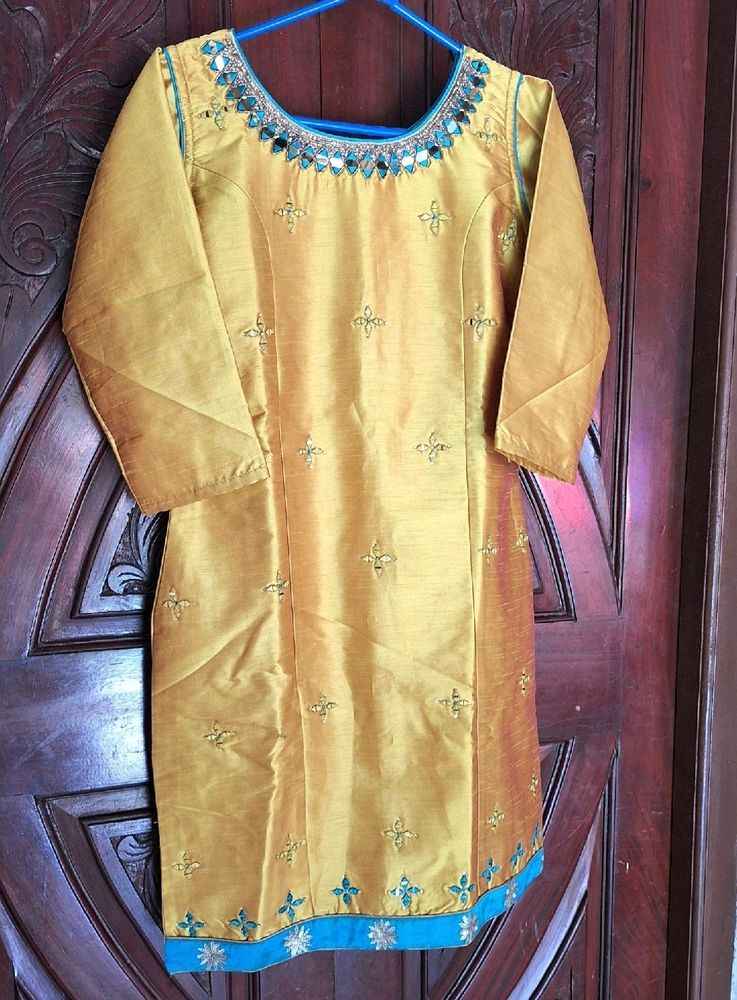 Mustard Color kurta