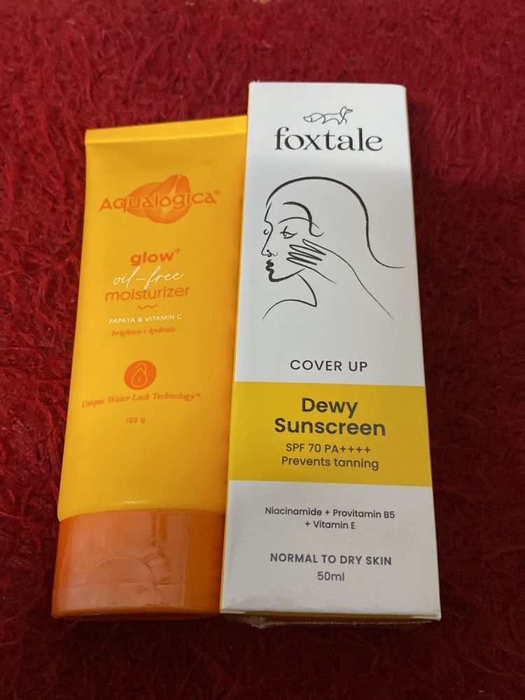 Dewy Sunscreen Oil Free Moisturizer Set