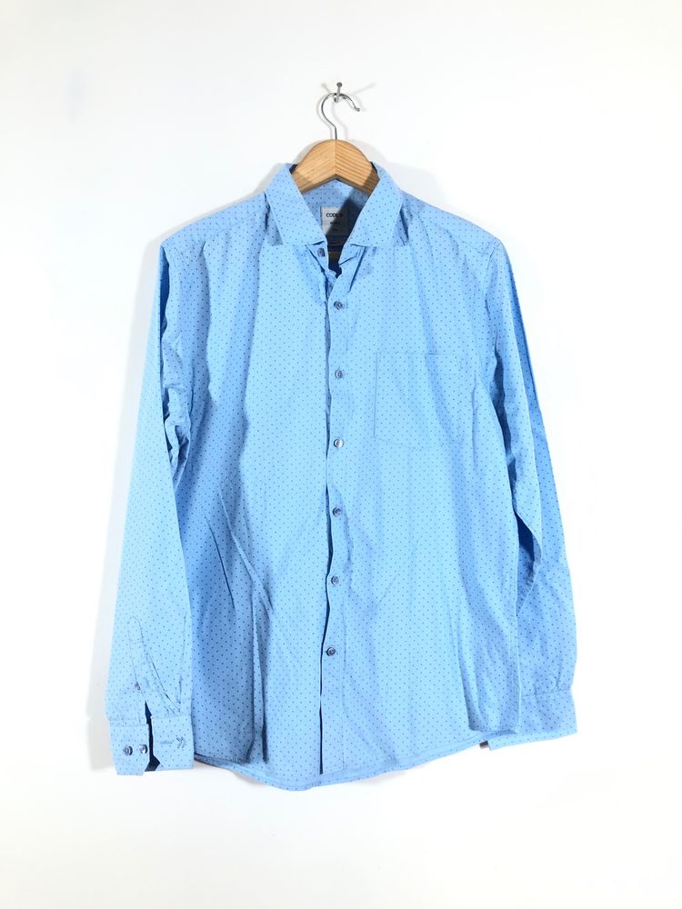 Blue Printed Shirt(Women’s)