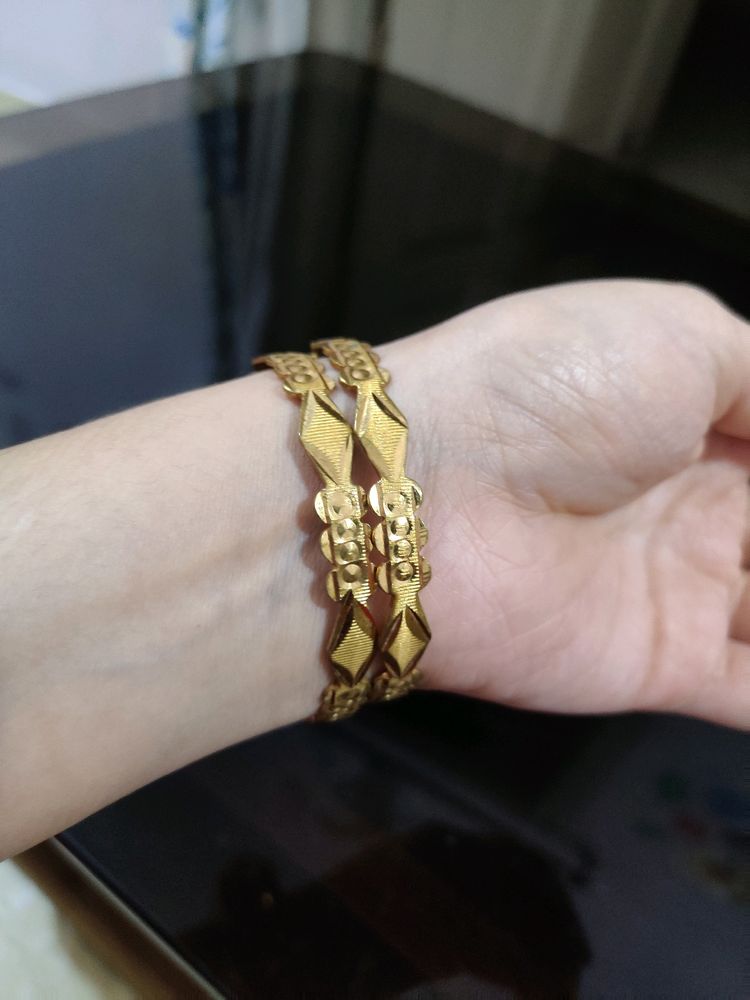 Gold Plated Bangles