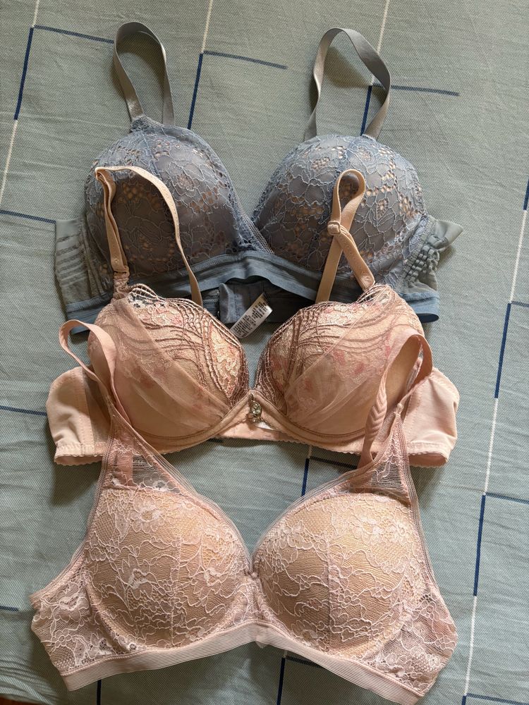 Set Of 3 Branded Bras