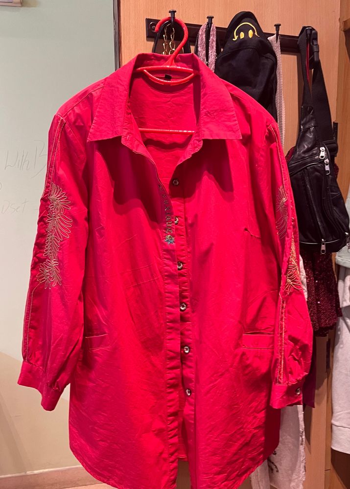 Red Colour Shirt