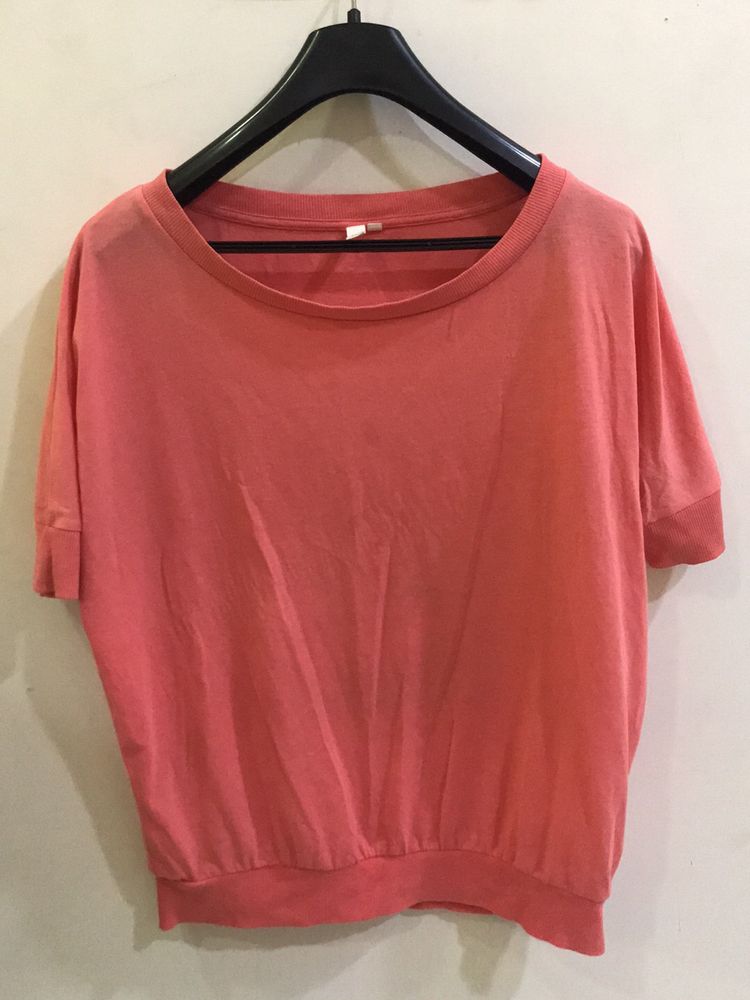 Peach Comfortable Top For Women