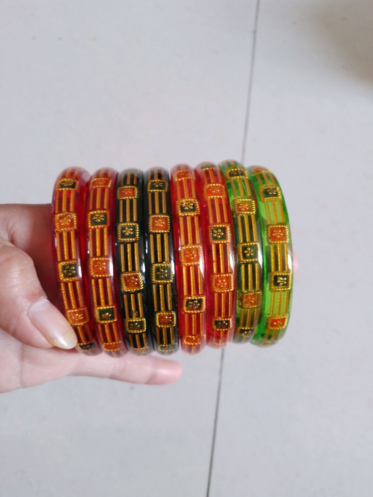 PLASTIC BANGLES Combo Set Leminesh Chudi