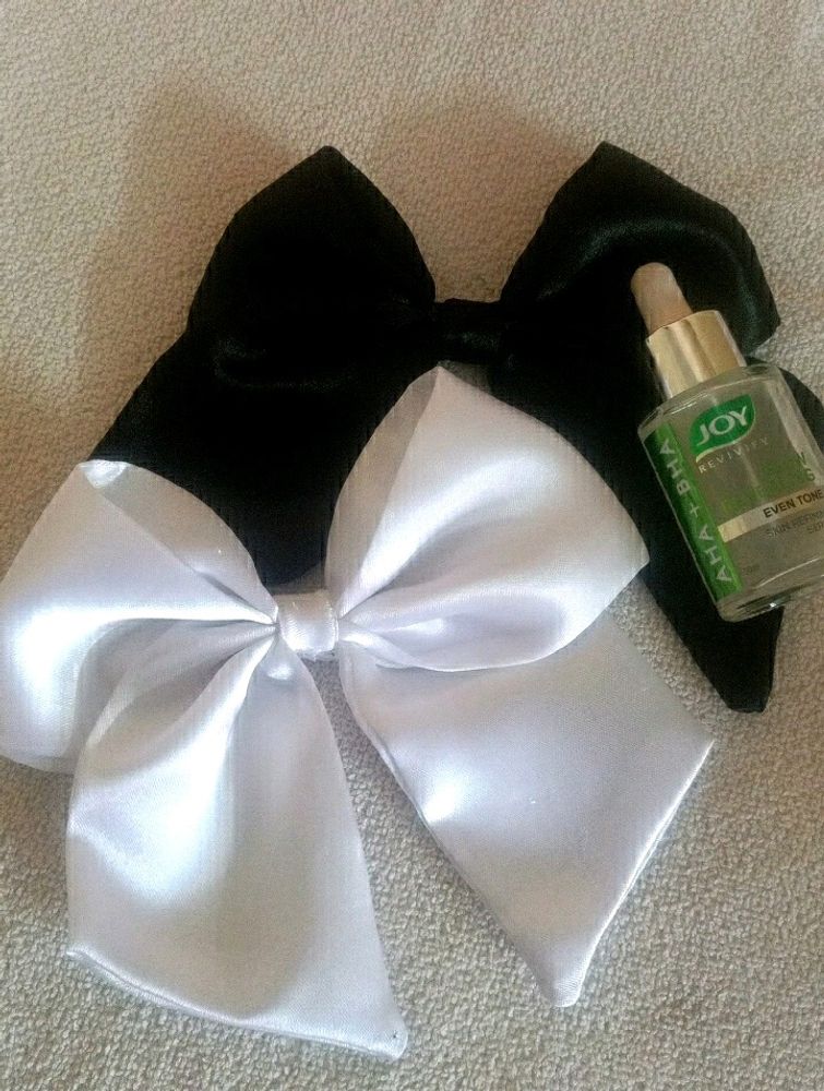 Hair Bows(Black And White)