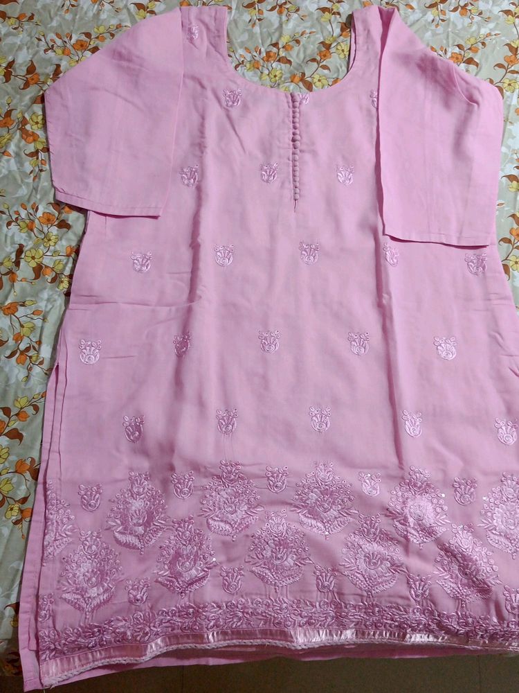 Custom Made Pink Kurta