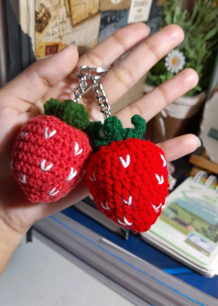 Strawberry Keychain