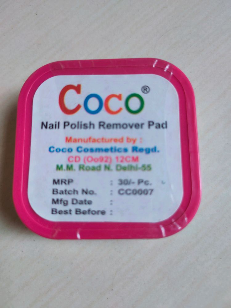 Nail paint Remover