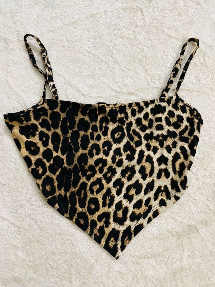 Cheetah Print Napkin Top