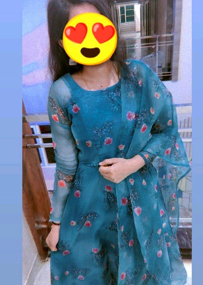 Diwali Sale✨Organza Kurta Set