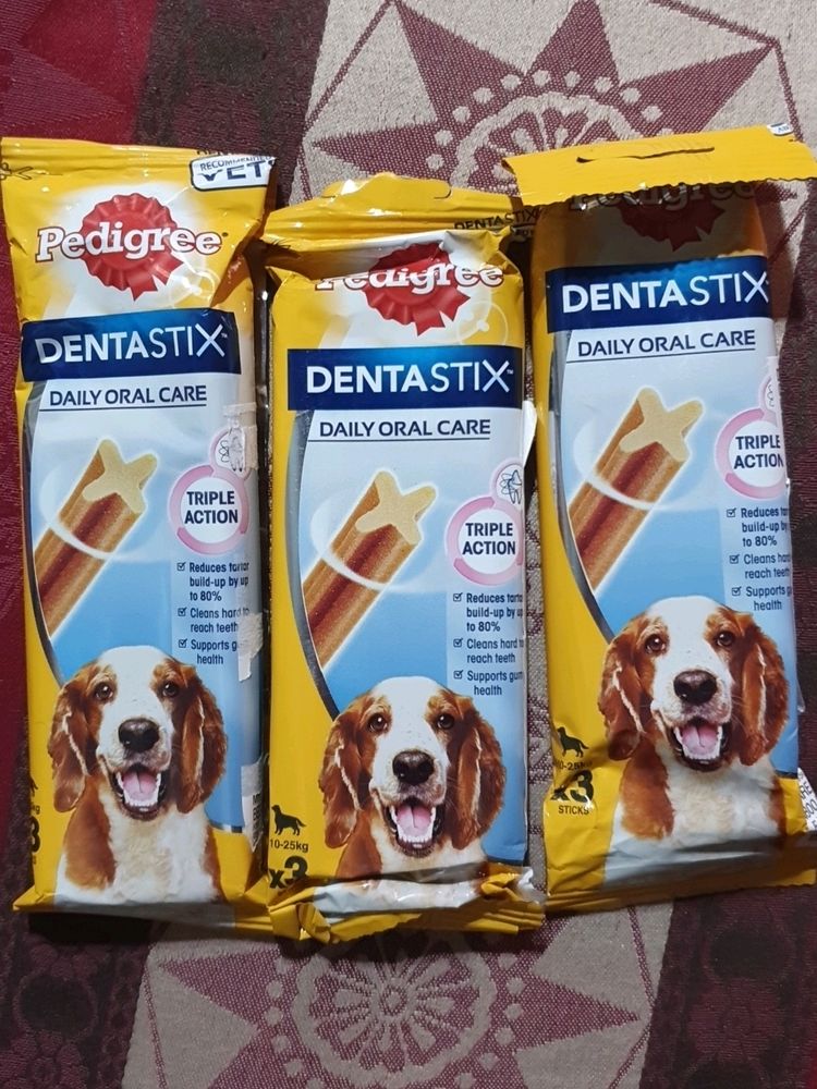 Pedigree - DENTASTIX Pack Of 3 (9 Sticks)