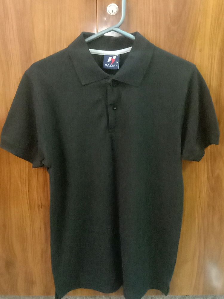 Black polo t shirt