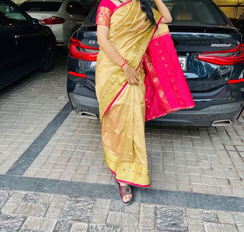 Banarasi Gold Saree🪔❤️