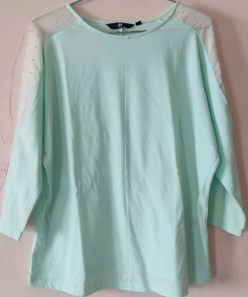 Aqua Colour Top