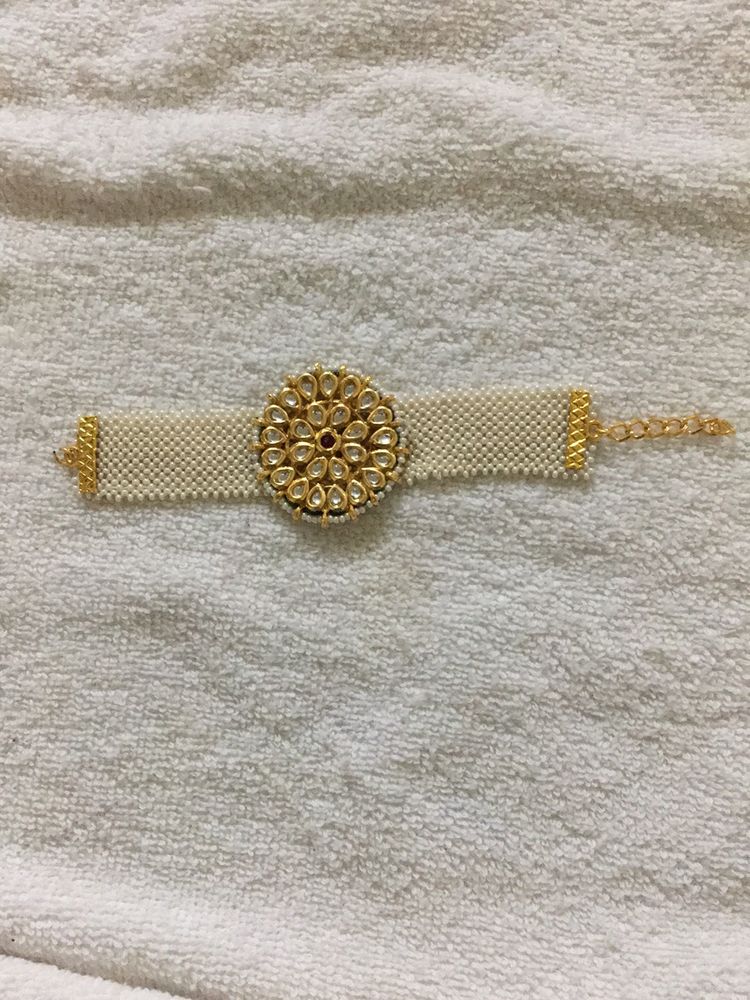 Kundan Moti Bracelet