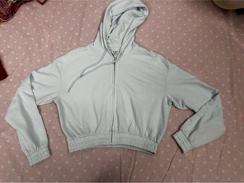 H&M Light Blue Hoodie