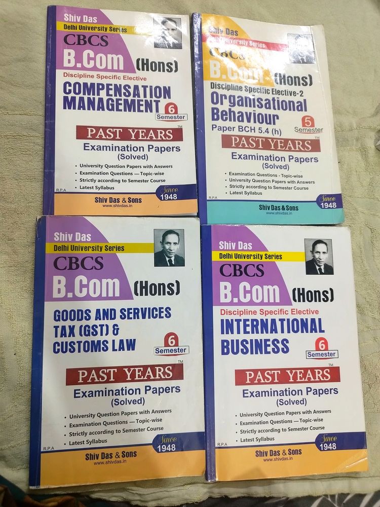 Shiv Das B. Com Hons Books