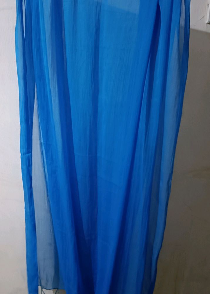 Blue Dupatta