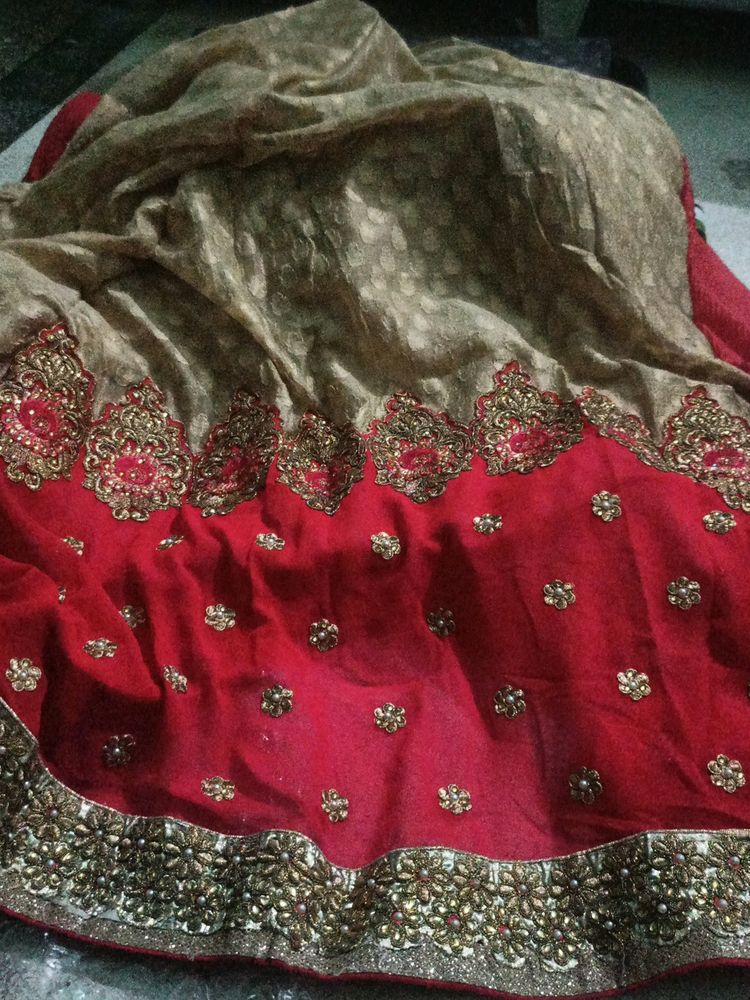 New Saree With Blouse.