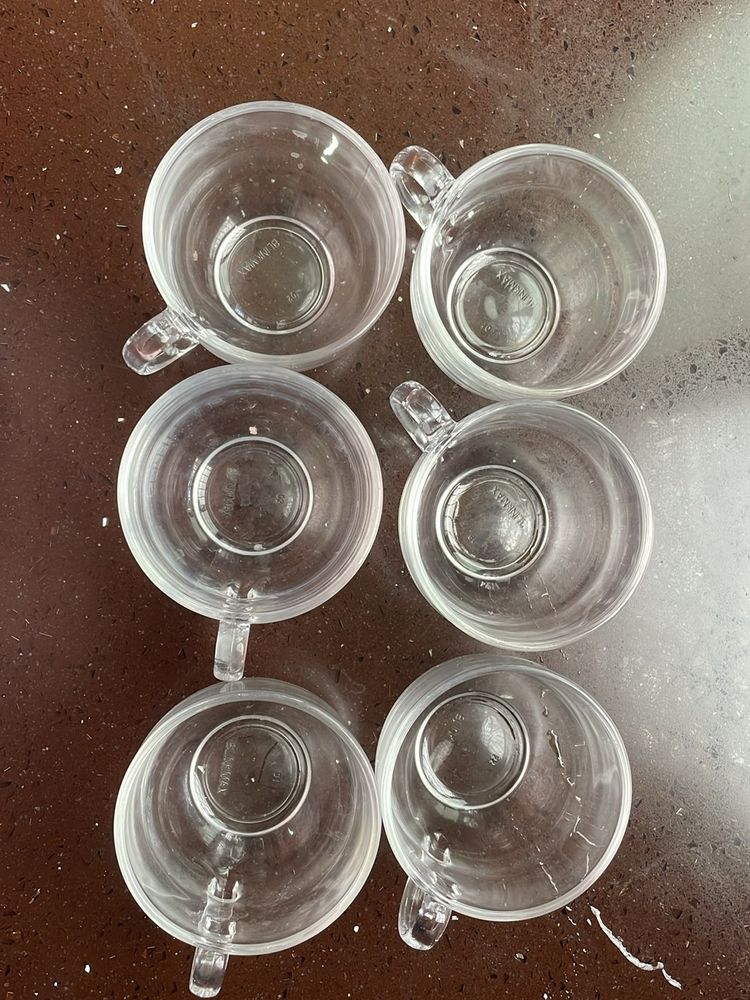 Transparent Cup (set Of 6)