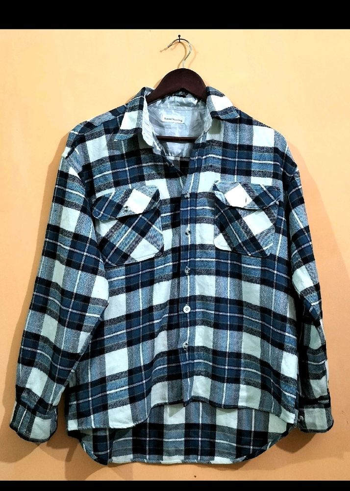 Woolen Shirt Loose Fit