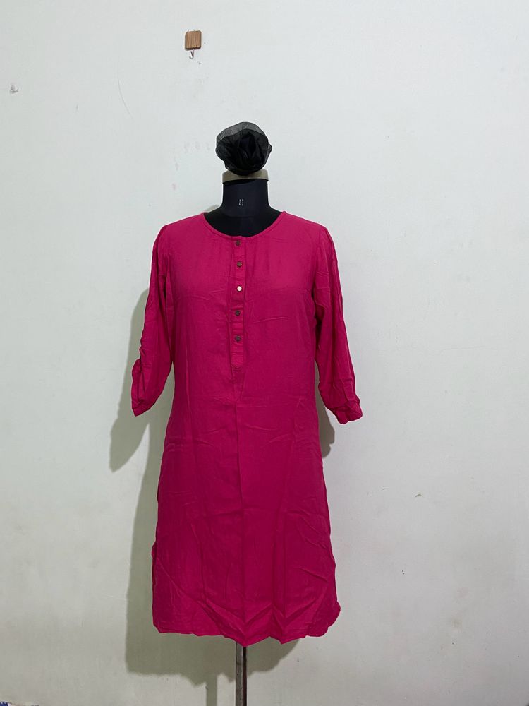 Deep Pink kurta