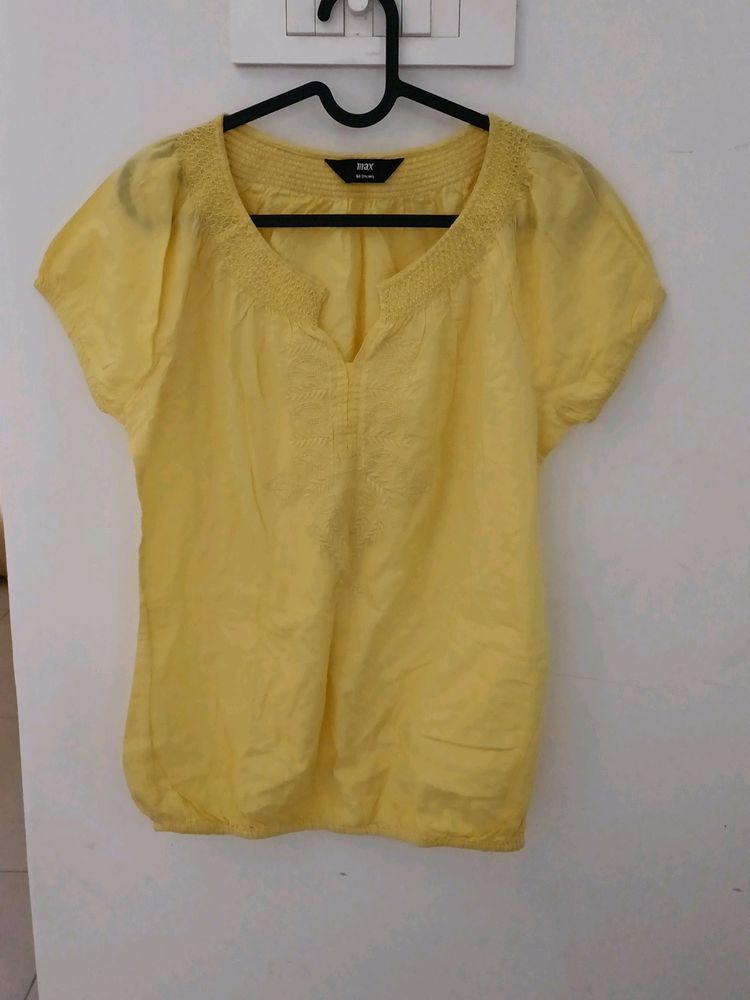 Yellow Top From Max