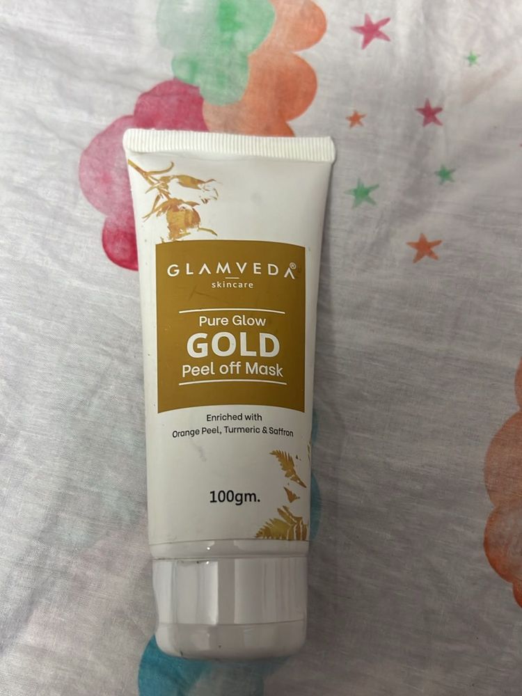 Sealed New Glamveda Gold Peel Off Mask