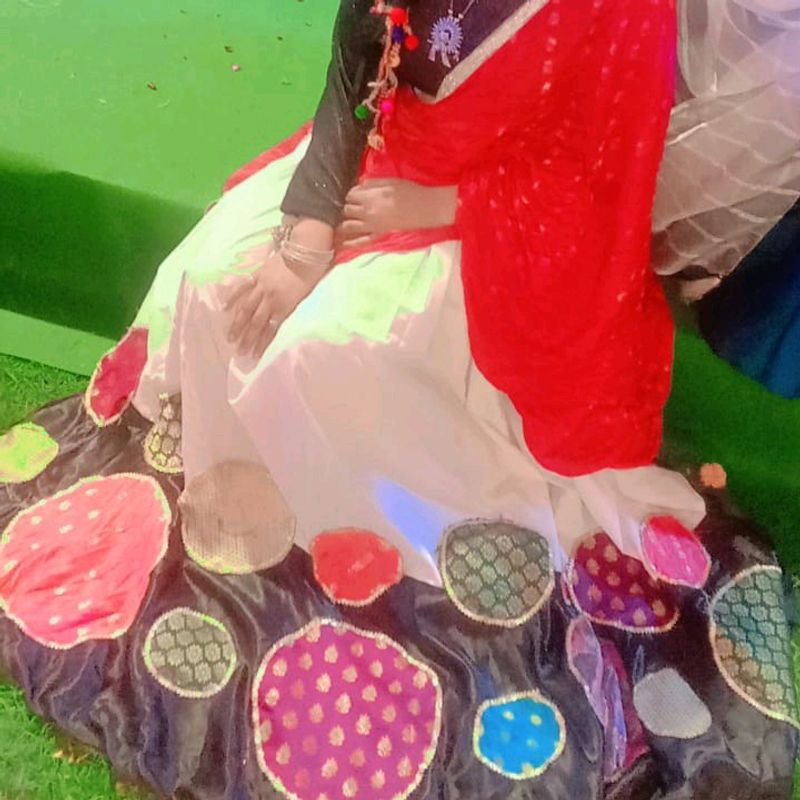 Garba And  Dandiya Style Skirt