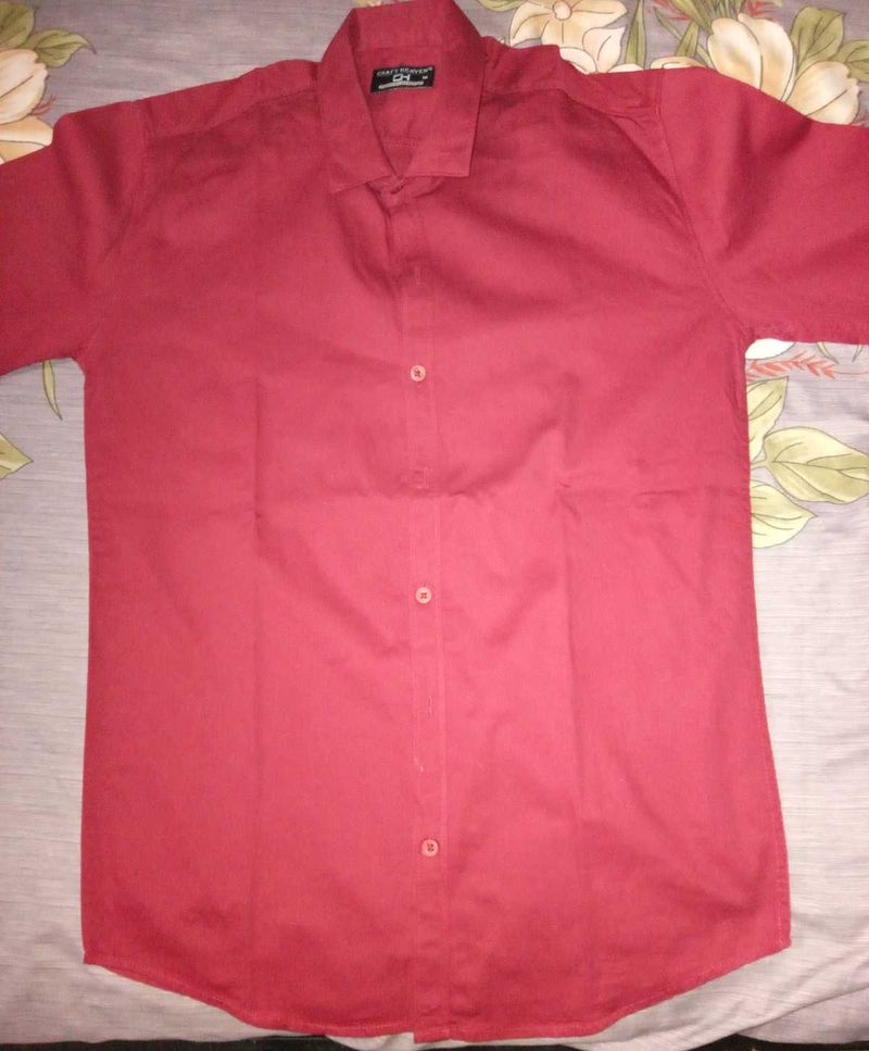 Maroon Shirt M Size