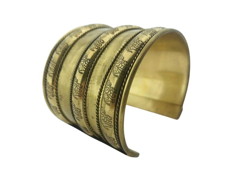 Beautiful Gold Antique Hand Cuff