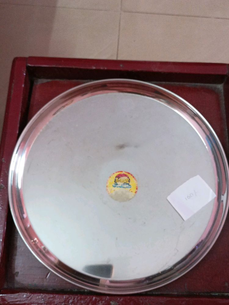 New Big Stainless Steel Thali