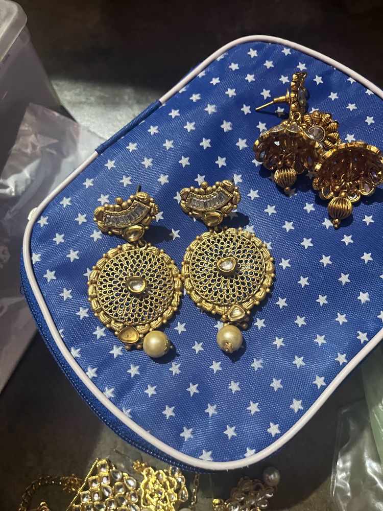 Antique Gold Earrings