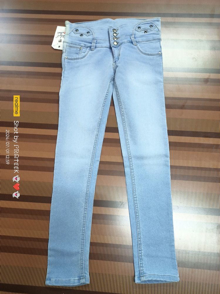 (N-48) 28 Size Slim Fit Denim Jeans