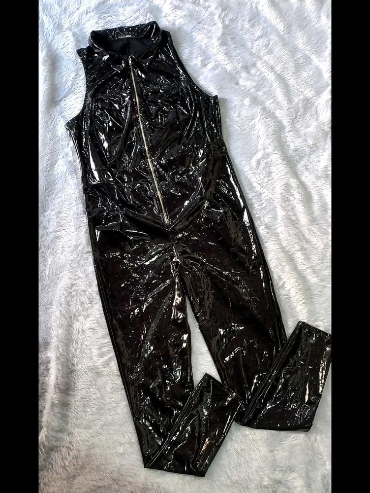 Branded Latex Fancy Jumpsuit