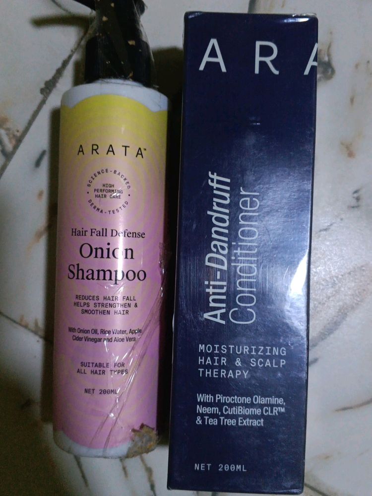 ARARA ONION SHAMPOO AND CONDITIONER