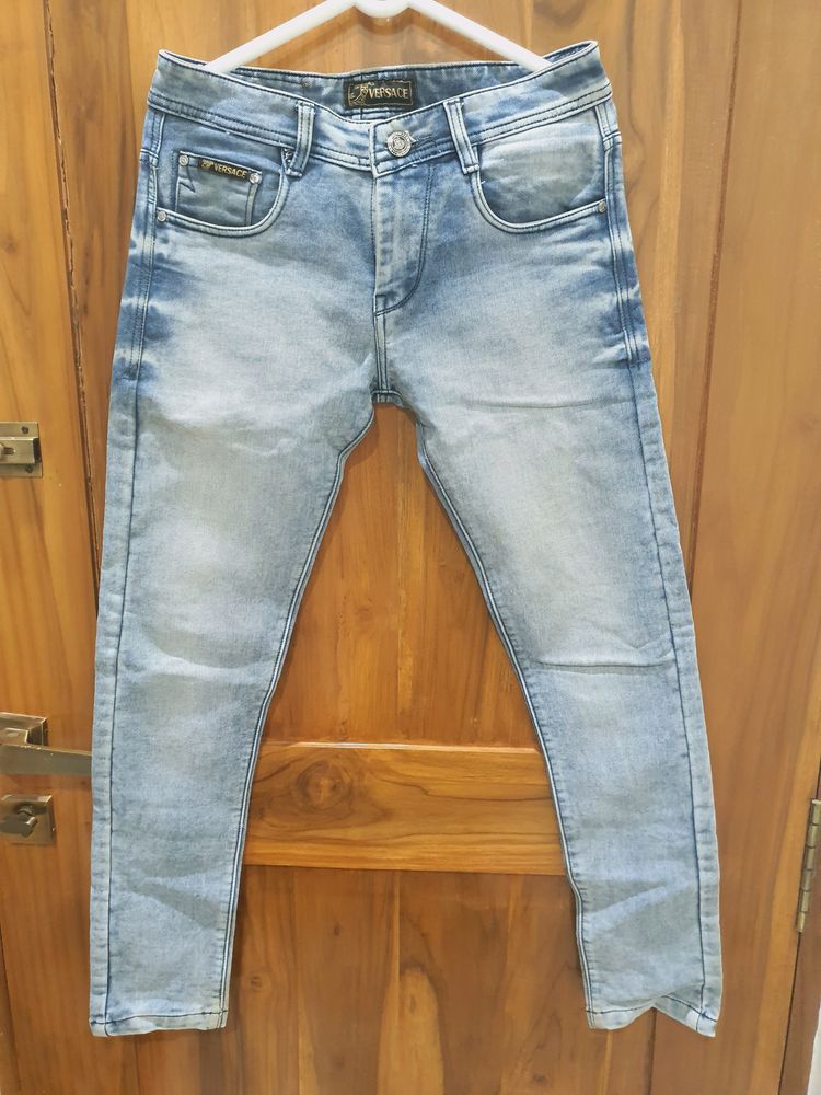 Versace Blue Denim Pants (Men)